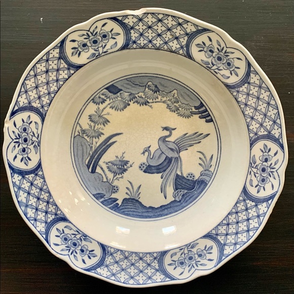 Old Chelsea Furnivals Blue and White Bowl - Picture 3 of 4